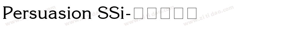 Persuasion SSi字体转换